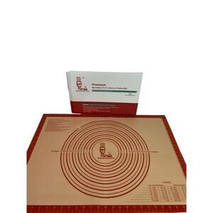 Super Kitchen Premium Non-Stick 51 x 71 Silicone Pastry Mat Table Size New